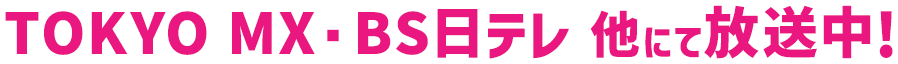 TOKYO MX・BS日テレ他にて放送中！